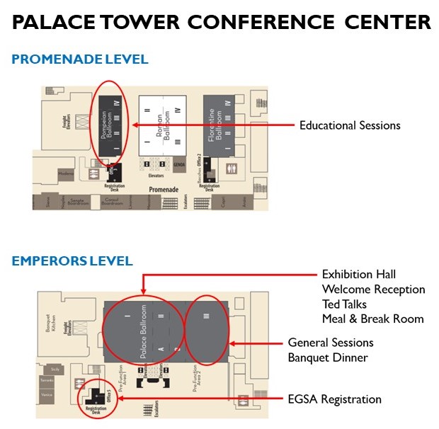 layout caesars palace map